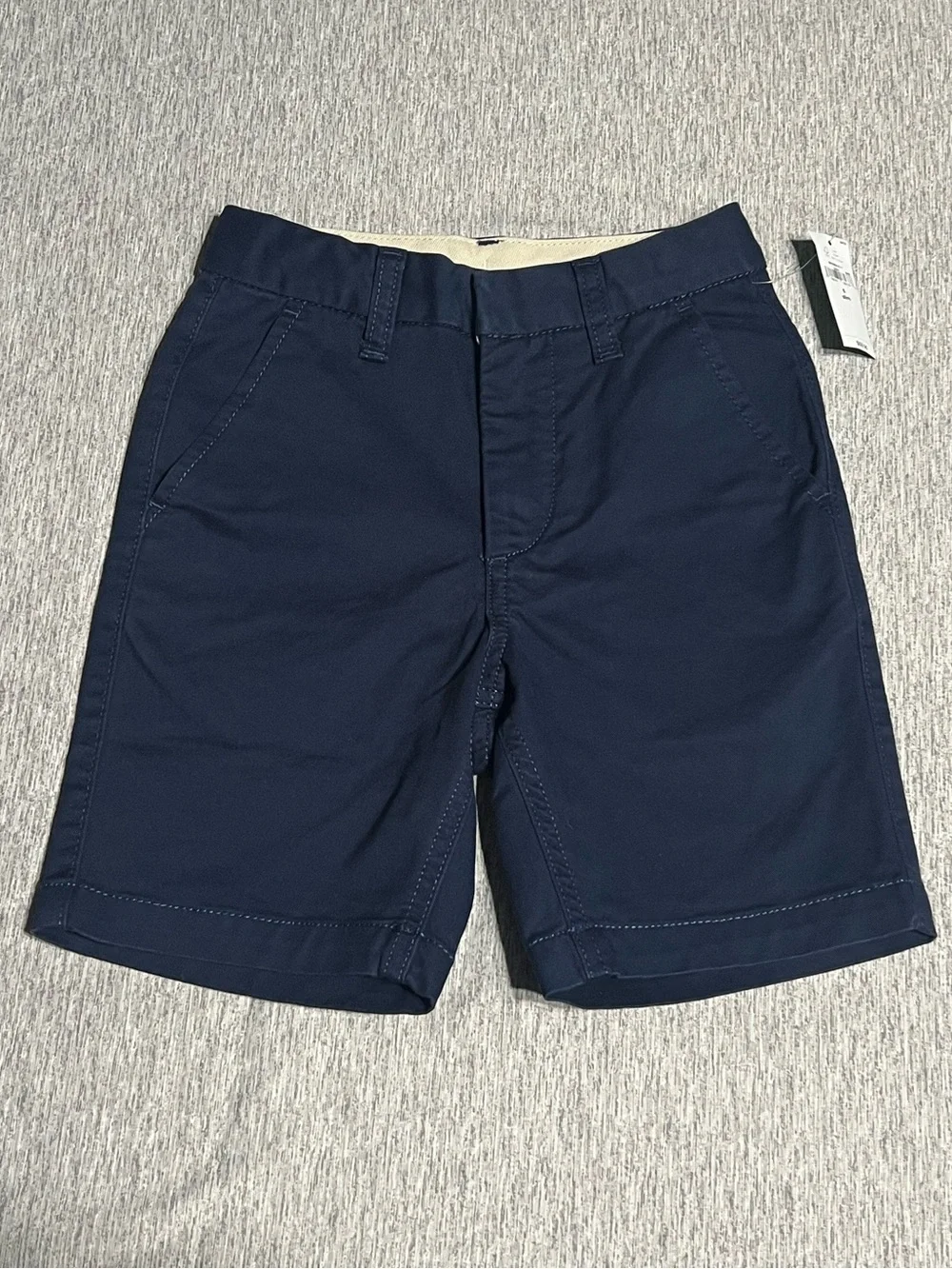 Gap Kids Navy Blue Chino Uniform Shorts Slim